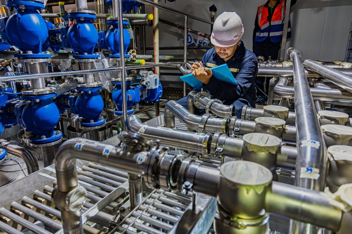 Caractérisation de débits sur un process de refroidissement usine
